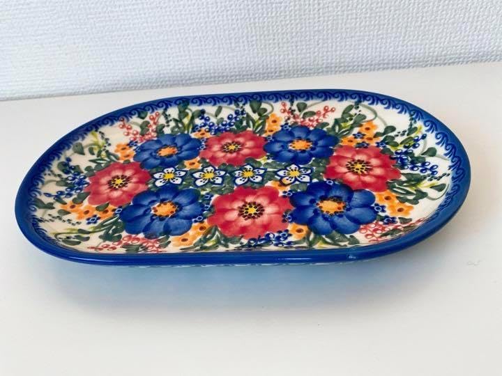 ポーリッシュポタリー ポーランド食器 オーバル皿 | ノー